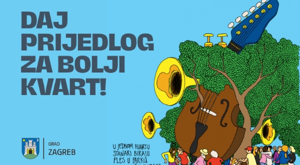 Kreće prijava projekata „DAJ PRIJEDLOG ZA BOLJI KVART!“ – vrijeme je za tvoju ideju!  