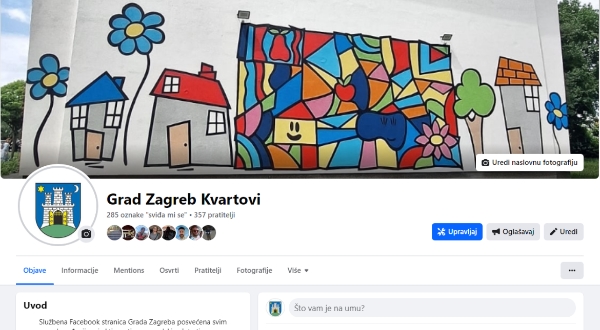 Kreirana nova Facebook stranica posvećena zagrebačkim kvartovima