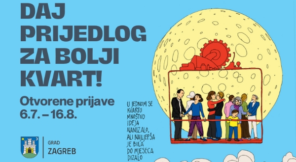 Otvorene su prijave za treći ciklus projekta „DAJ PRIJEDLOG ZA BOLJI KVART!“ 