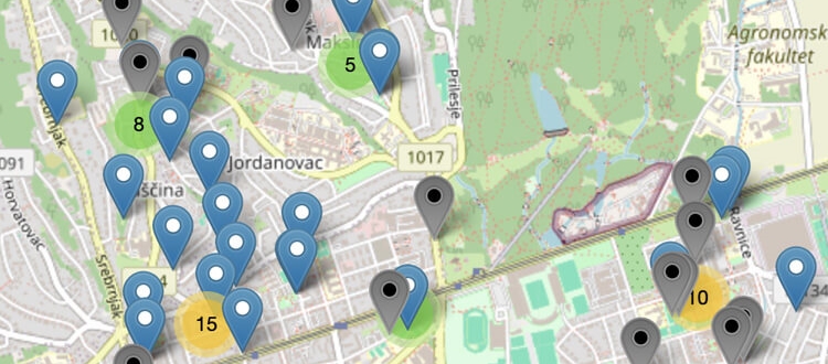 Praćenje izvršenja planova komunalnih aktivnosti putem interaktivne karte i liste aktivnosti