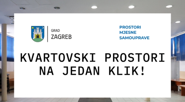 Novi model dodjele prostora mjesne samouprave - Otvoren Javni poziv za redovno korištenje prostora za razdoblje 2026./2027.